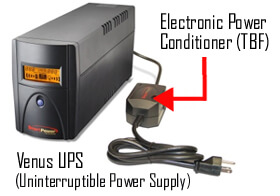 Venus UPS - Uninterruptible Power Supply with Electronic Power Conditioner